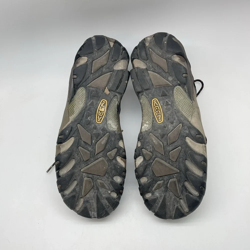 Keen Boots Mens 9.5 D Mid Lansing WP Slip Resistant EH Steel Toe Work 1022098D